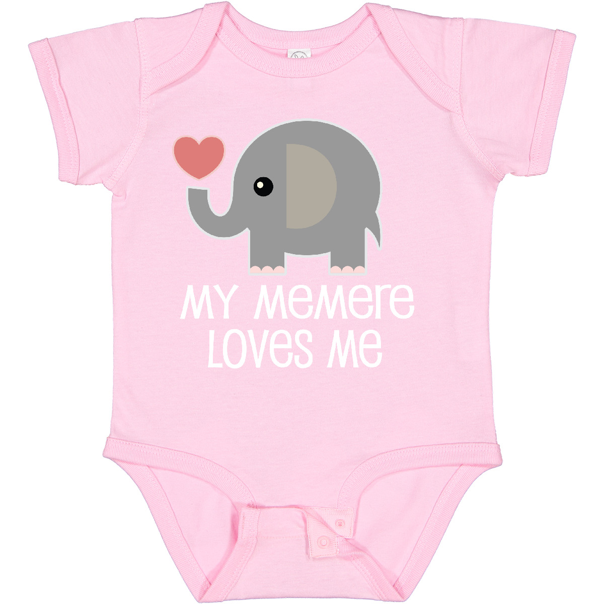 Inktastic Memere Oma liebt mich Baby Body Enkelkind Jungen Mädchen Enkel - Bild 11 von 16
