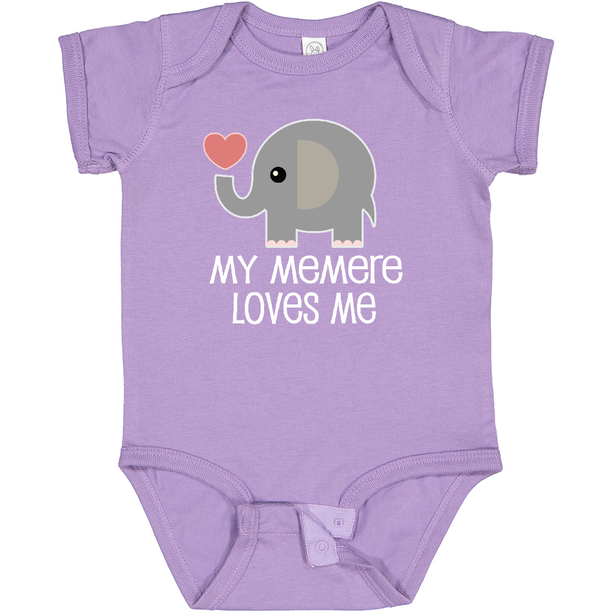 Inktastic Memere Oma liebt mich Baby Body Enkelkind Jungen Mädchen Enkel - Bild 9 von 16
