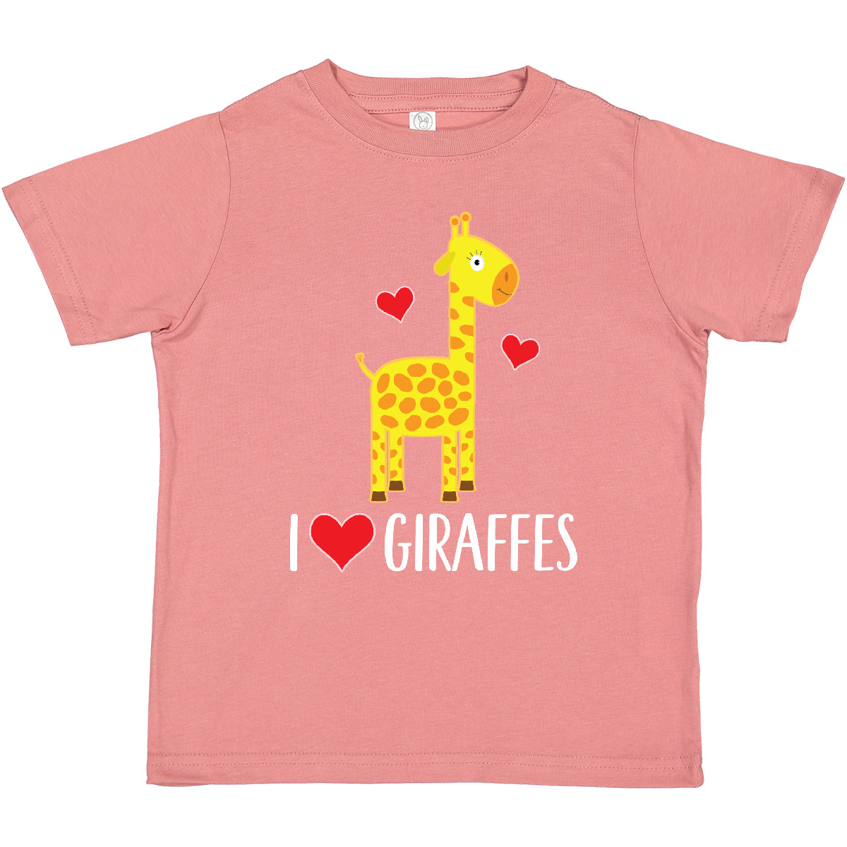 Inktastic I Love Giraffes Zoo Animal Toddler T-Shirt Animals Cute African Gift - Picture 6 of 8