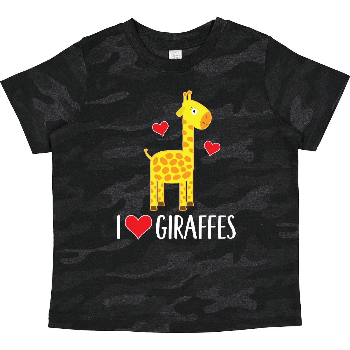 Inktastic I Love Giraffes Zoo Animal Toddler T-Shirt Animals Cute African Gift - Picture 8 of 8