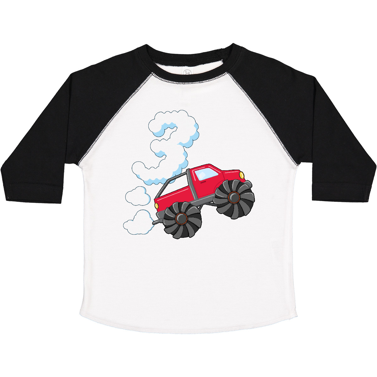 Inktastic 3rd Birthday Monster Truck Fun Toddler T-Shirt Birthdays 3 Three Years - Picture 9 of 9