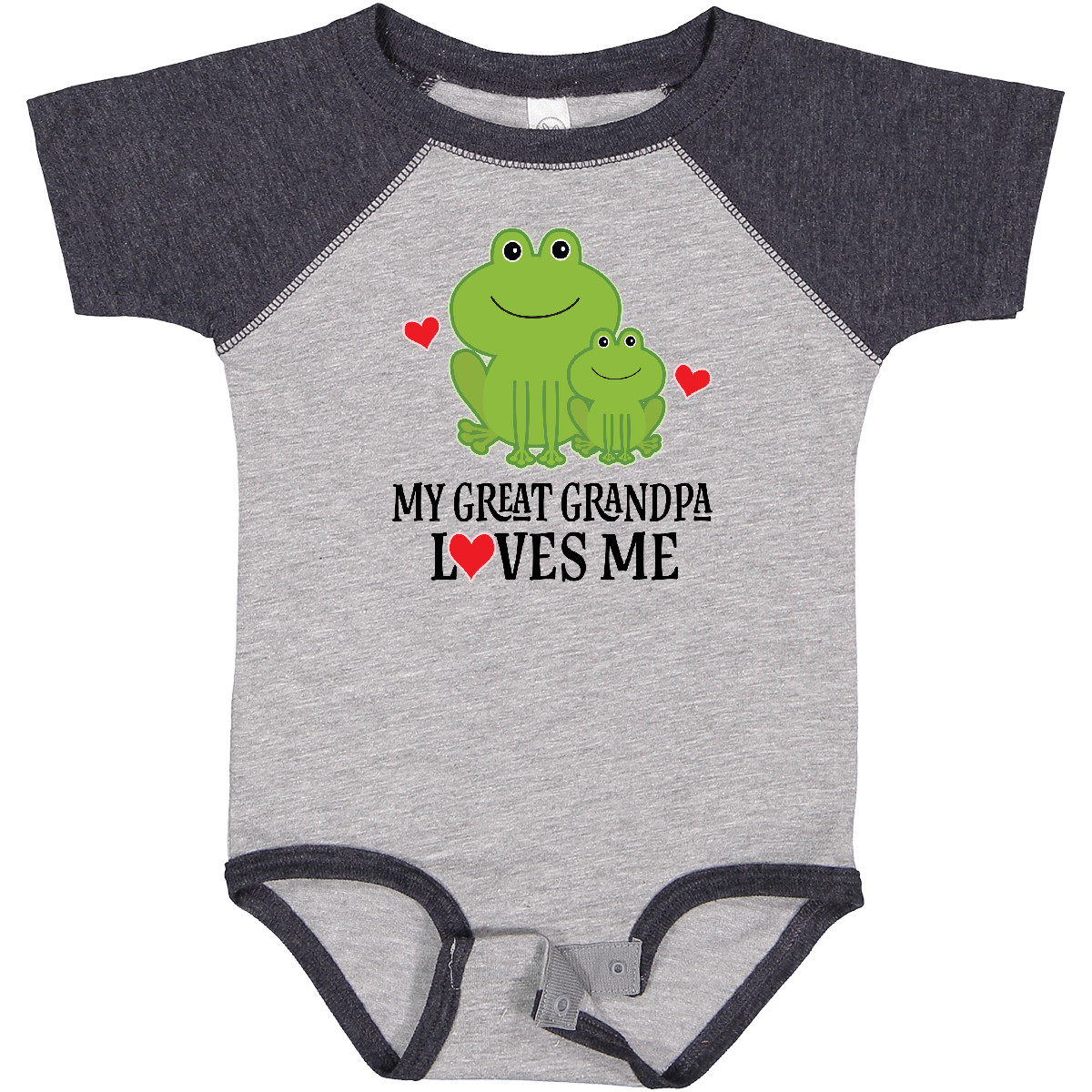 Inktastic Mein Uropa liebt mich Jungen Geschenk Baby Body Opa Enkel - Bild 2 von 12
