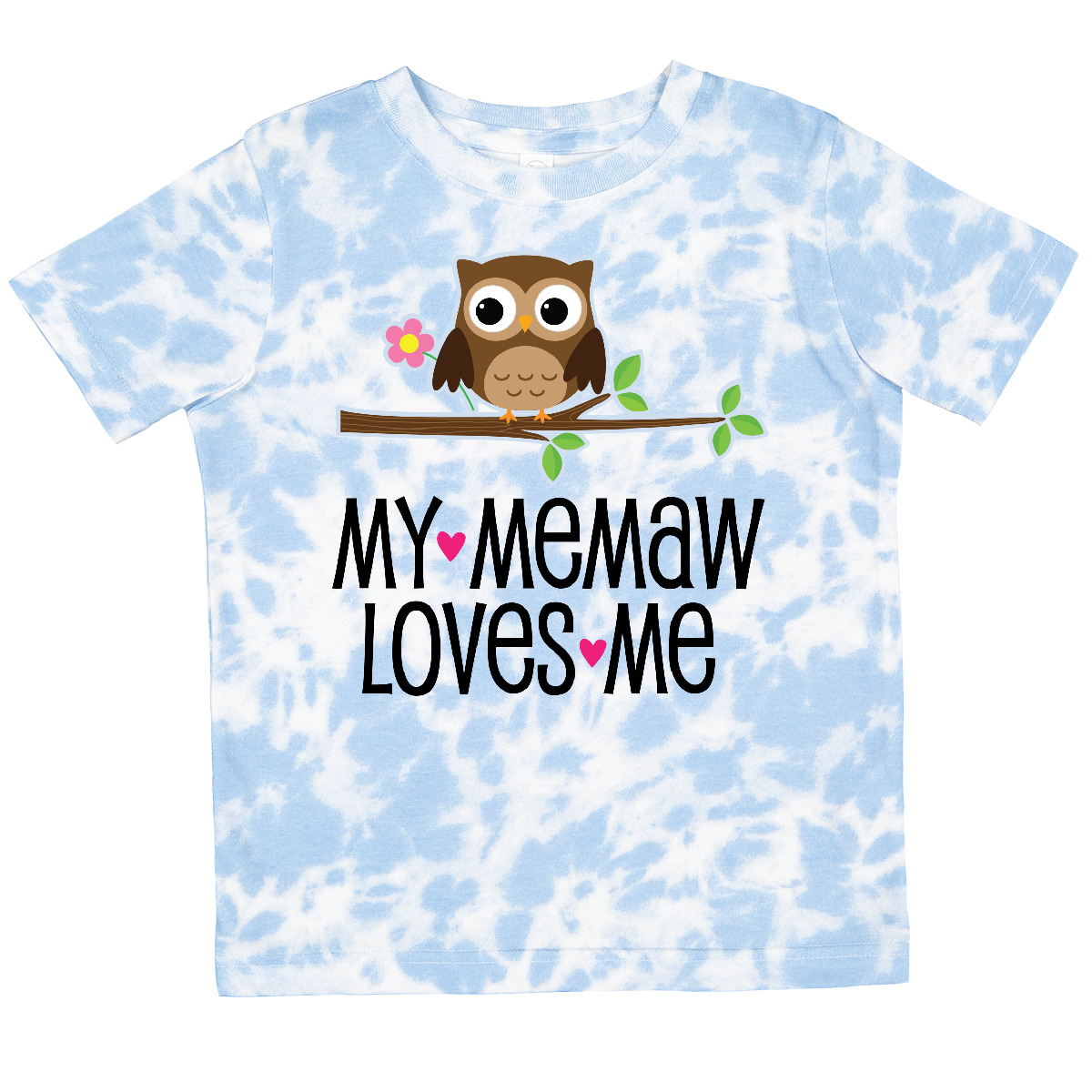 Inktastic My Memaw Loves Me Girl Owl Toddler T-Shirt From Girls Granddaughter - Picture 7 of 8