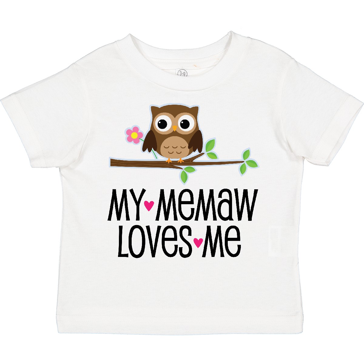 Inktastic My Memaw Loves Me Girl Owl Toddler T-Shirt From Girls Granddaughter - Picture 8 of 8