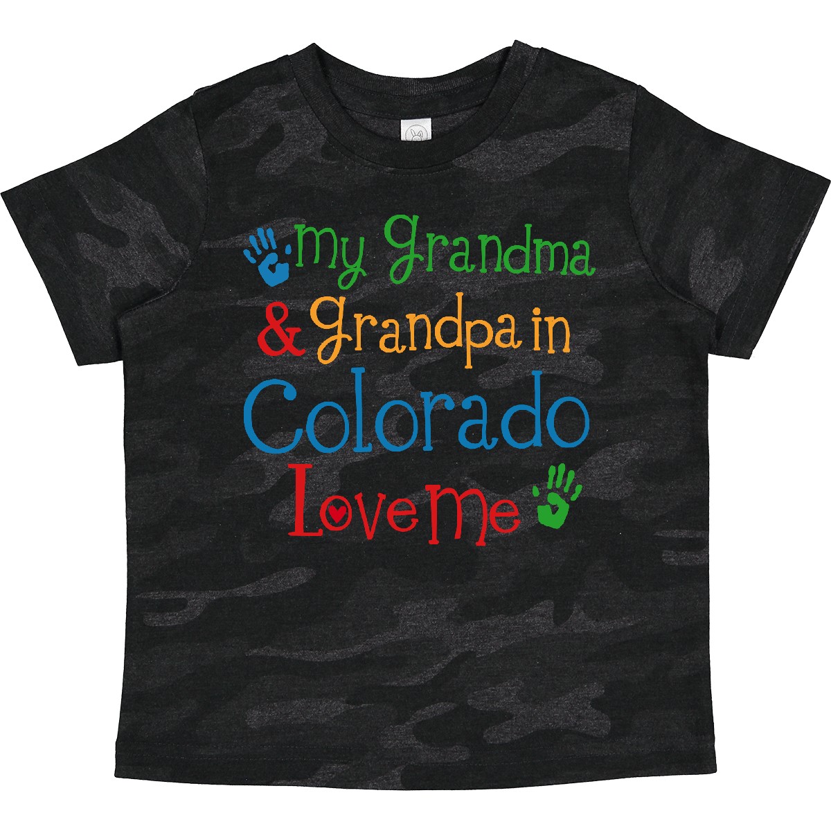 Inktastic Colorado Grandma Grandpa Love Me Toddler T-Shirt States Loves Childs - Foto 7 di 7