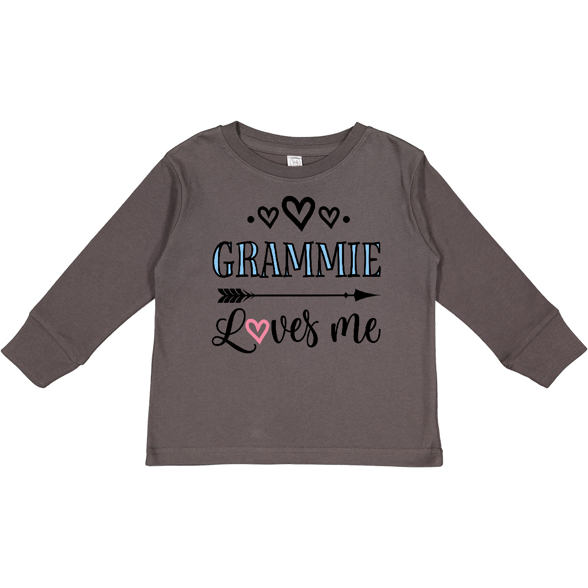 Inktastic Grammie Loves Me Arrow Childs Toddler Long Sleeve T-Shirt Grandkids - Picture 2 of 3