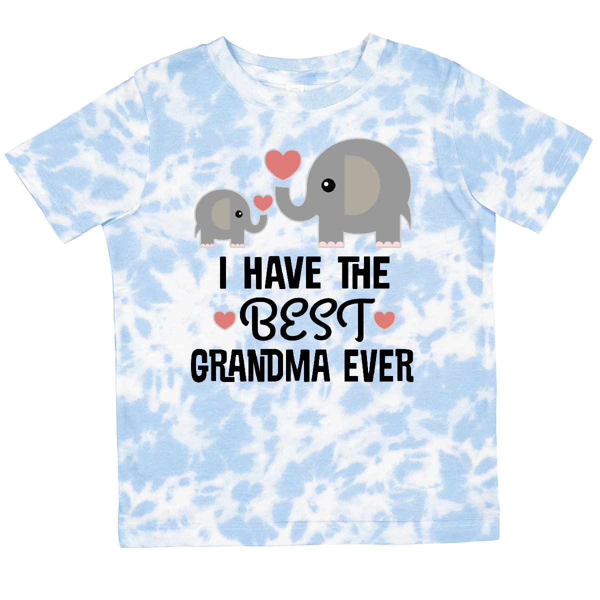 Inktastic Grandkids Best Grandma Ever Toddler T-Shirt Grandson Elephant Cute Kid - Picture 7 of 9