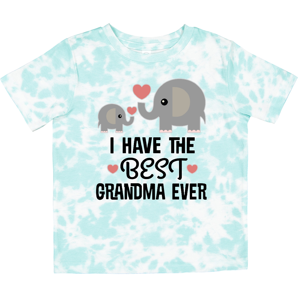 Inktastic Grandkids Best Grandma Ever Toddler T-Shirt Grandson Elephant Cute Kid - Picture 8 of 9