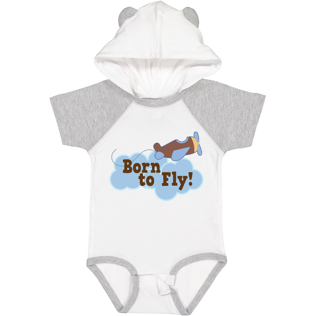 Inktastic Airplane Future Pilot Born To Fly Infant Creeper Plane Childs Cute Hws - Bild 7 von 7