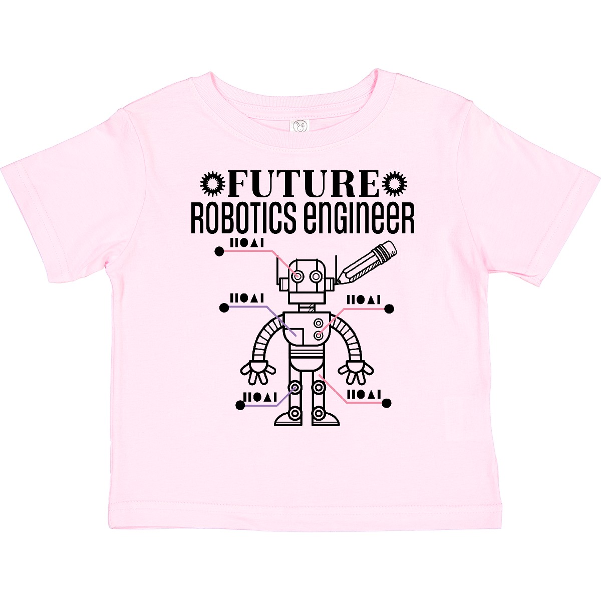 Inktastic Future Robotics Engineer Toddler T-Shirt Childs Kids Occupation Child - Picture 4 of 6