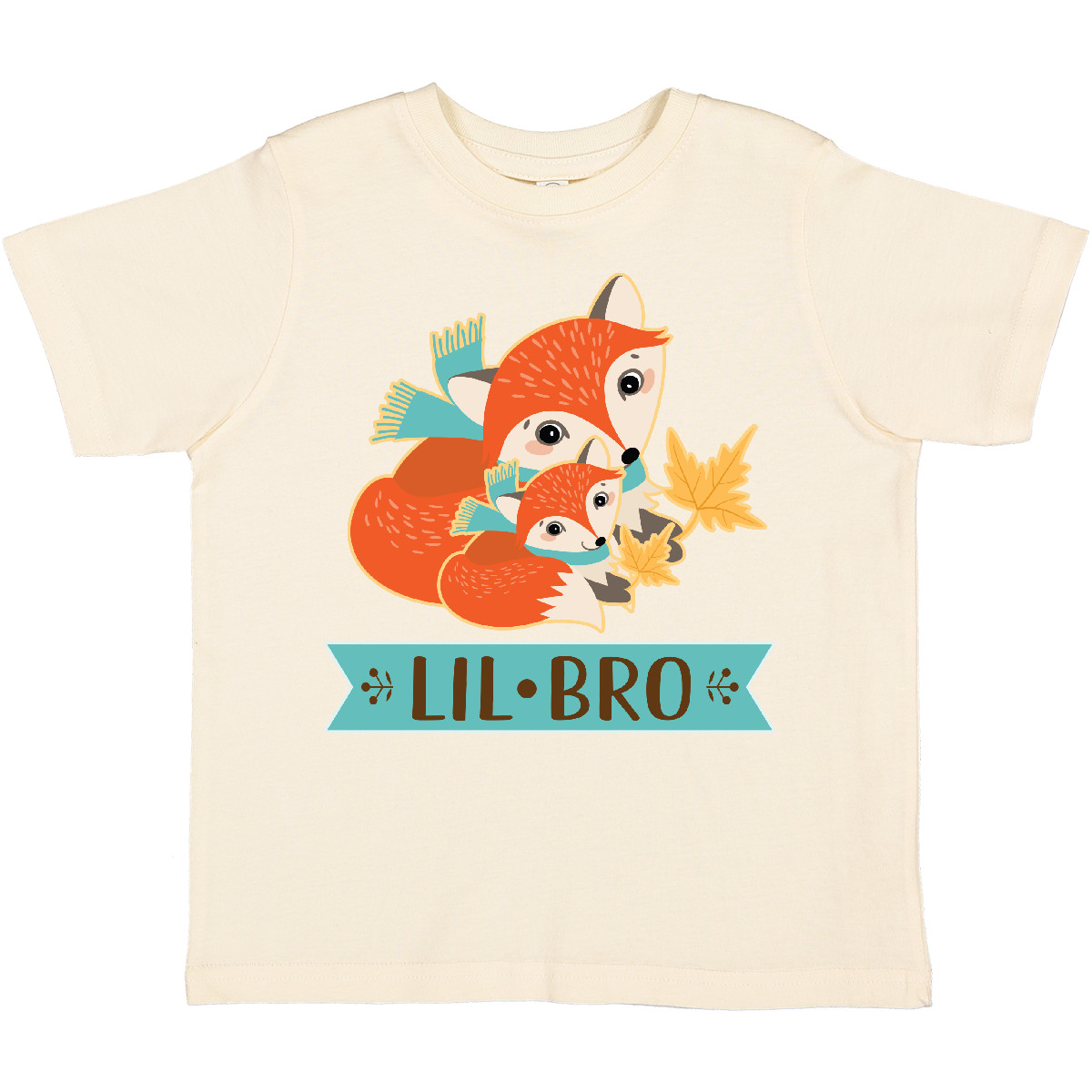 Linda Camiseta Inktastic Little Brother Woodland Fox Lil Bro Niño Zorros Animales - Imagen 6 de 7