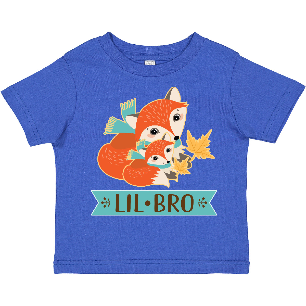 Linda Camiseta Inktastic Little Brother Woodland Fox Lil Bro Niño Zorros Animales - Imagen 7 de 7