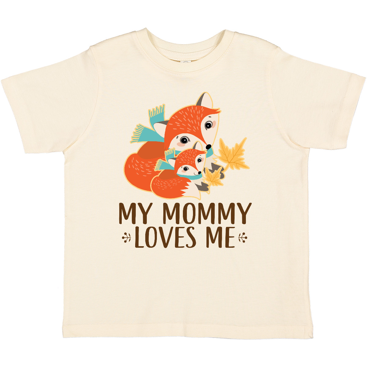 Inktastic My Mommy Loves Me Fox Toddler T-Shirt Mom From Animals Cute Childs Son - Picture 3 of 5