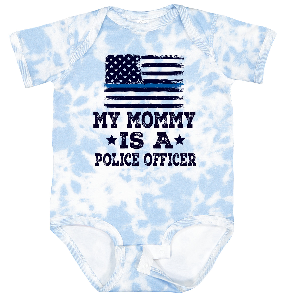 Inktastic Mommy Is A Police Officer Law Enforcement Baby Bodysuit Mom Policeman - Picture 10 of 11