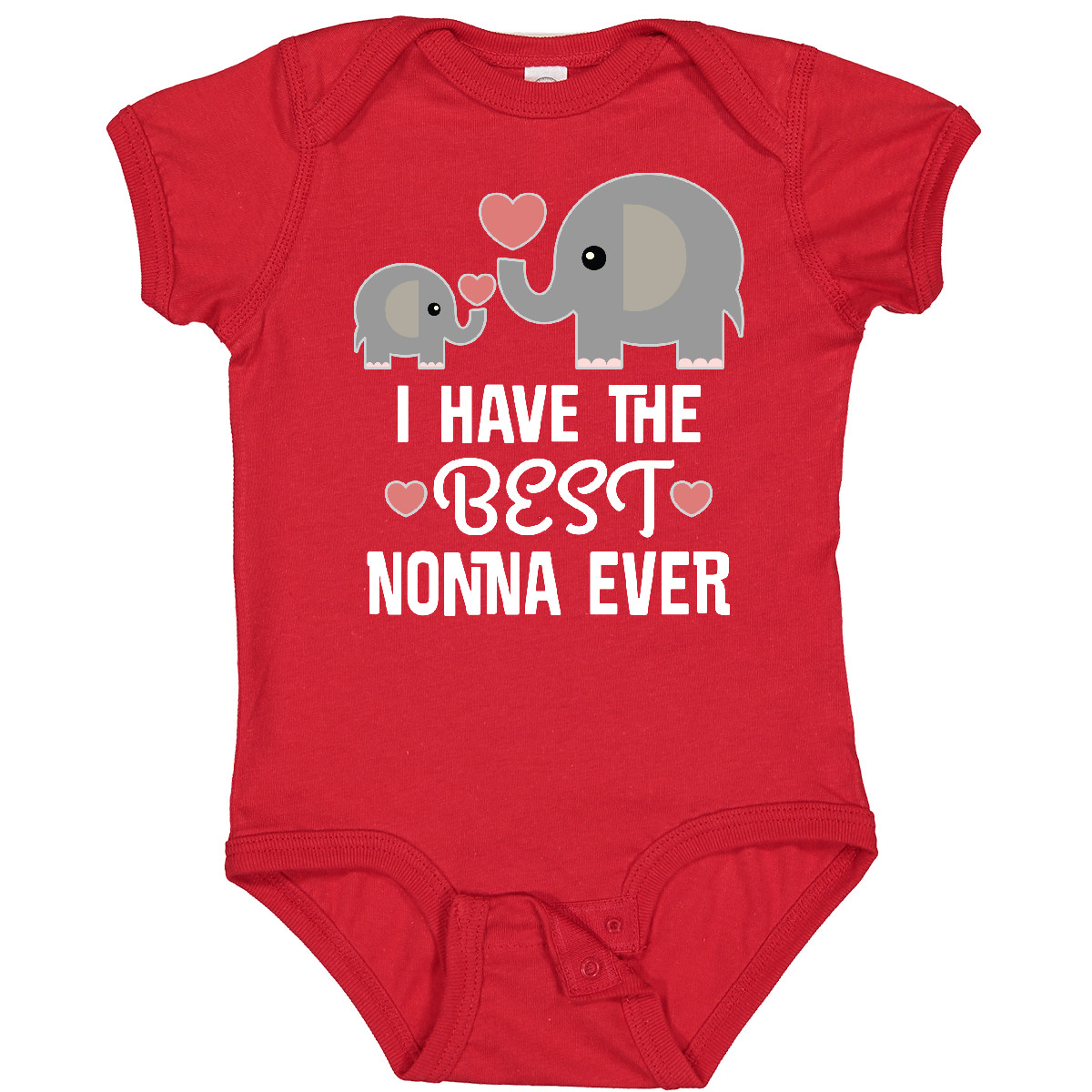 Inktastic Best Nonna Ever Grandchild Baby Bodysuit Grandson Boys Granddaughter - Picture 11 of 12