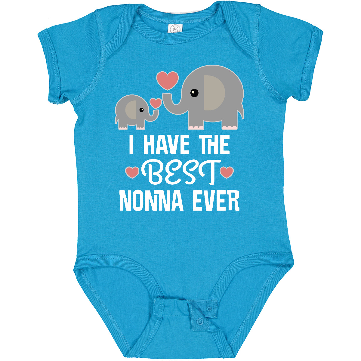 Inktastic Best Nonna Ever Grandchild Baby Bodysuit Grandson Boys Granddaughter - Picture 12 of 12