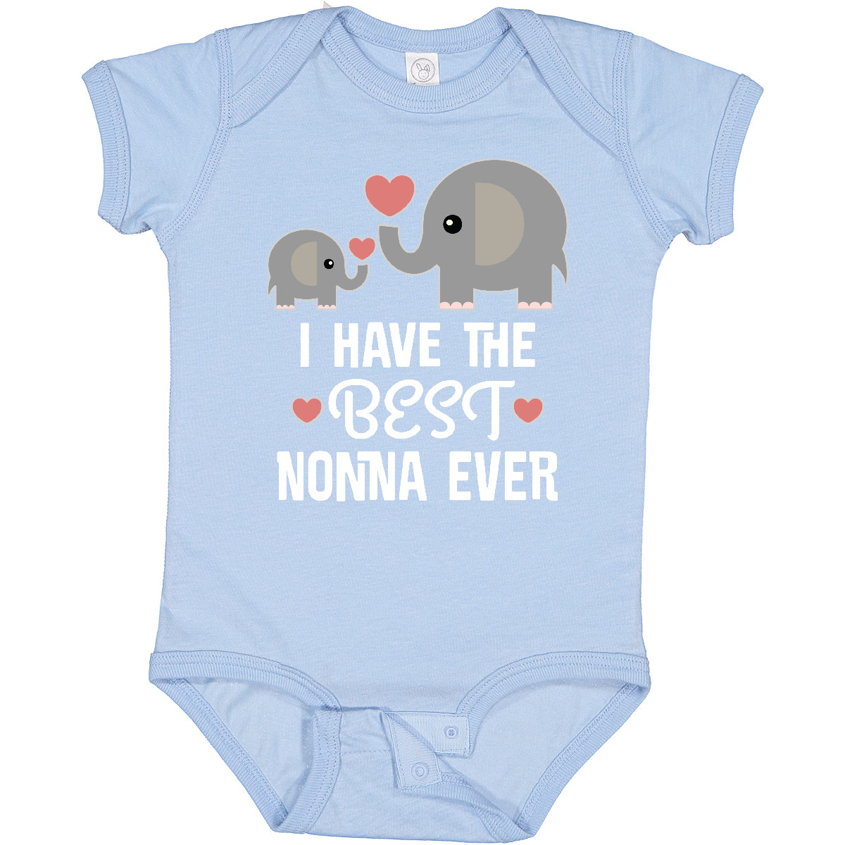Inktastic Best Nonna Ever Grandchild Baby Bodysuit Grandson Boys Granddaughter - Picture 3 of 12