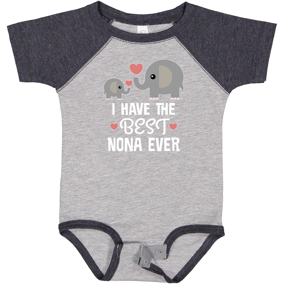 Inktastic Best Nona Ever Grandchild Infant Creeper Boys Girls Apparel Animal Hws