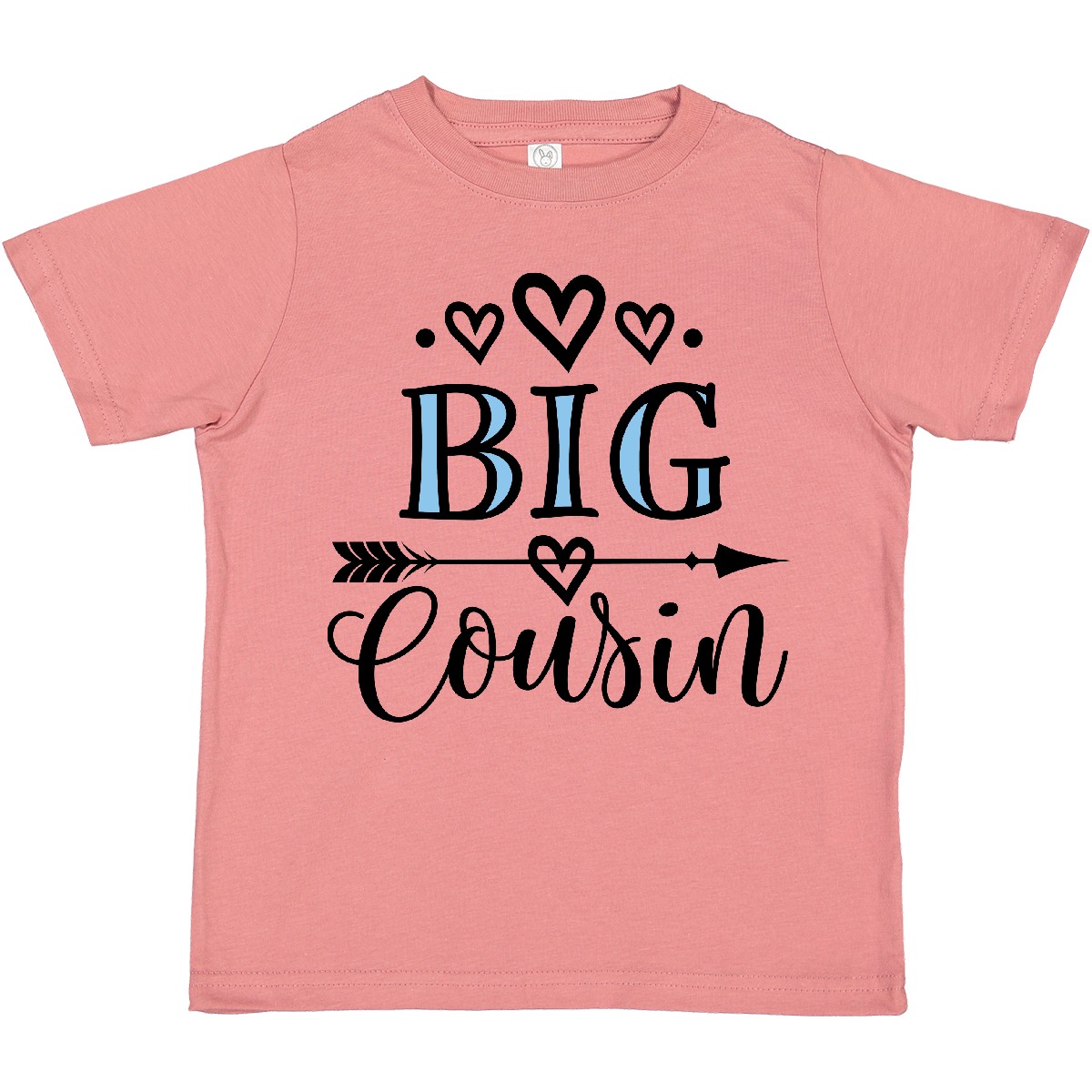 Camiseta Inktastic Big Cousin Niñas Niño Ropa Niños Unisex Script - Imagen 7 de 12