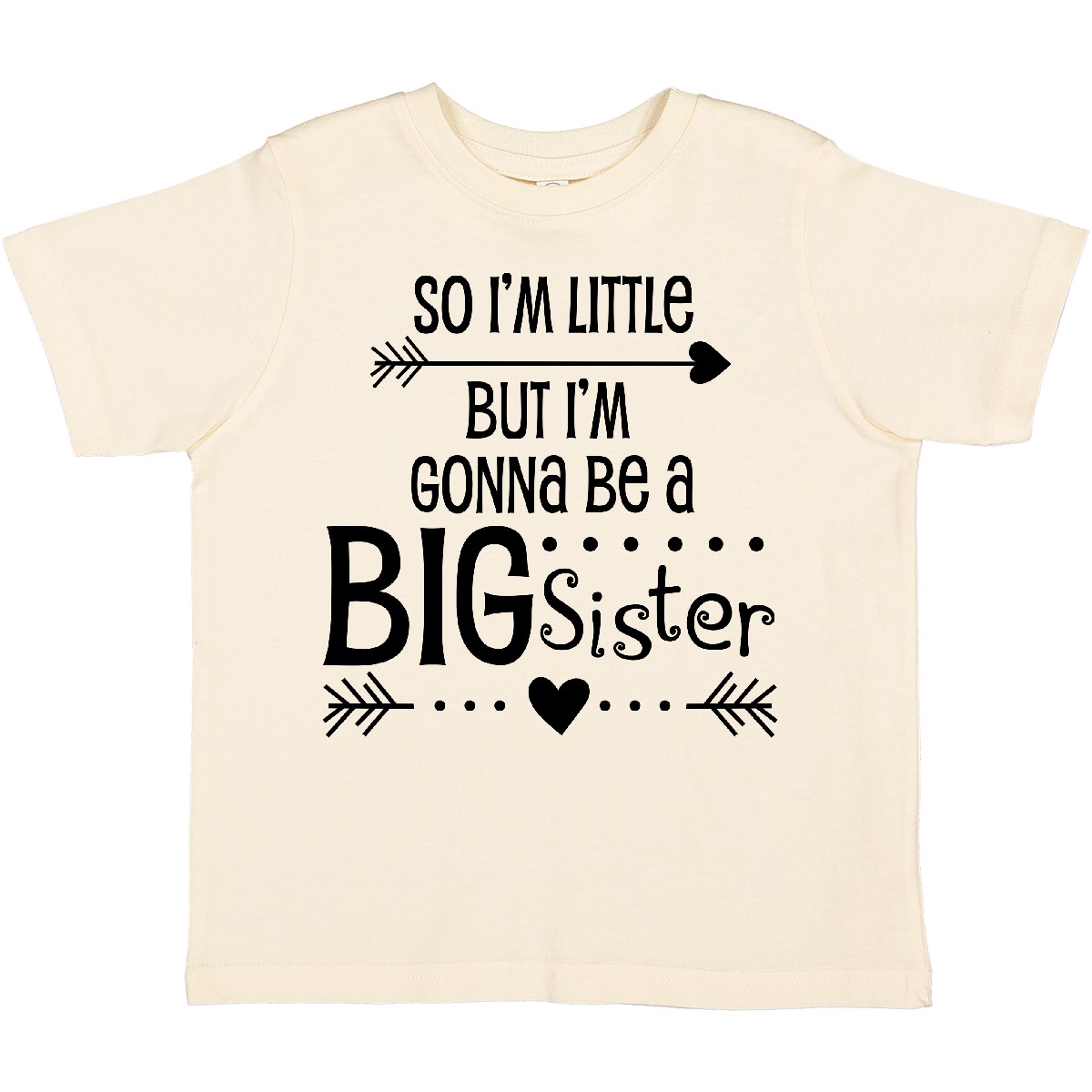 Inktastic So I'm Little, But I'm Gonna Be A Big Sister Toddler T-Shirt Siblings - Picture 7 of 11