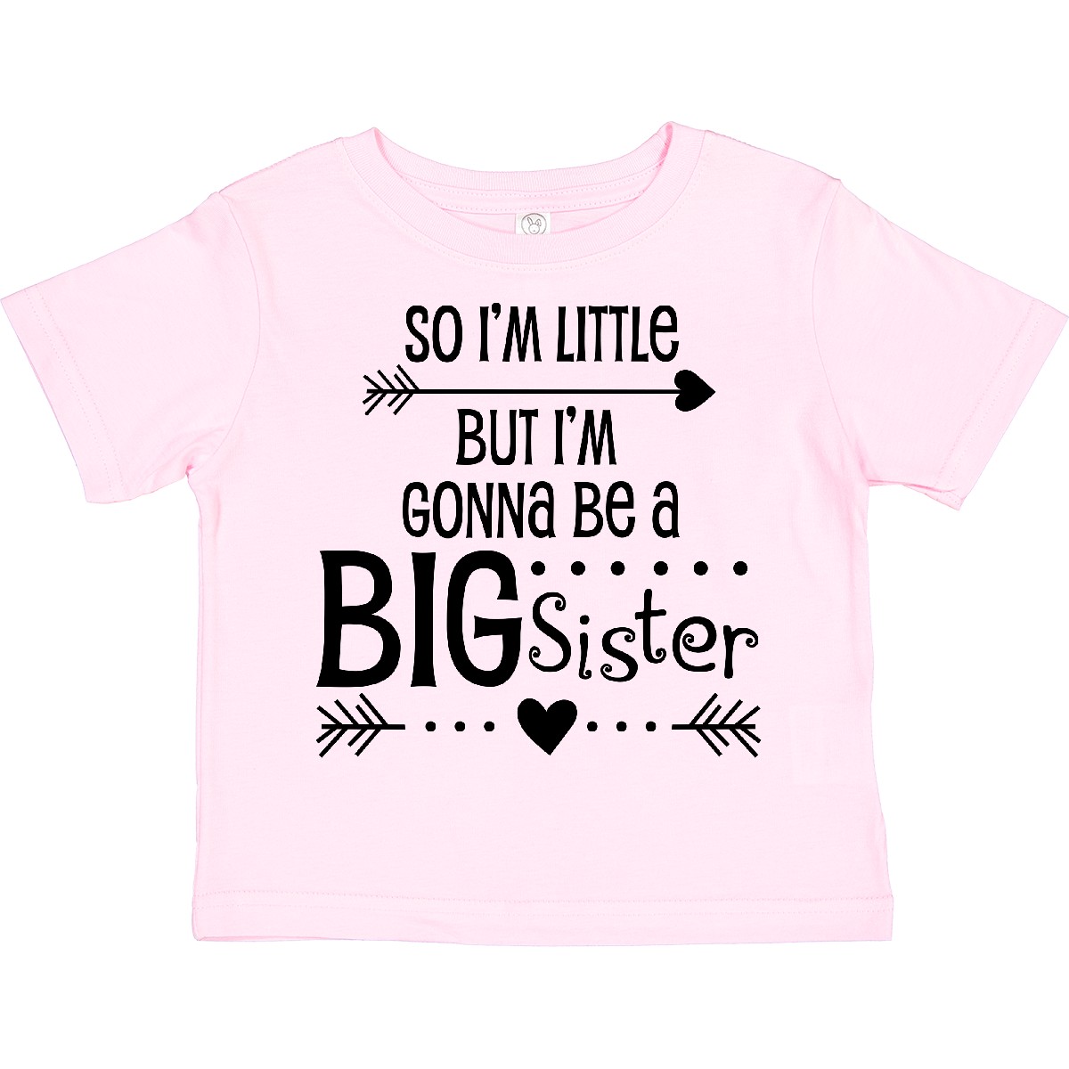 Inktastic So I'm Little, But I'm Gonna Be A Big Sister Toddler T-Shirt Siblings - Picture 8 of 11