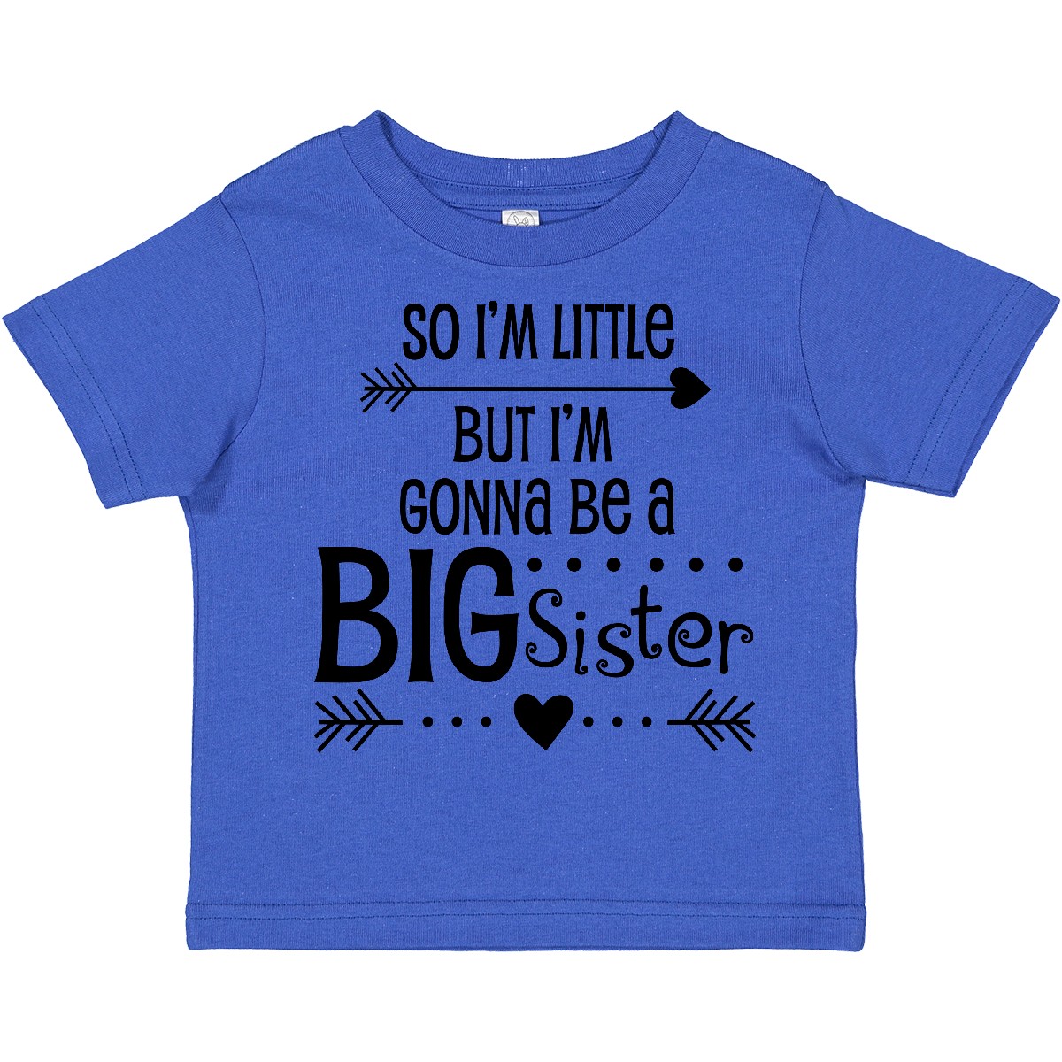 Inktastic So I'm Little, But I'm Gonna Be A Big Sister Toddler T-Shirt Siblings - Picture 9 of 11