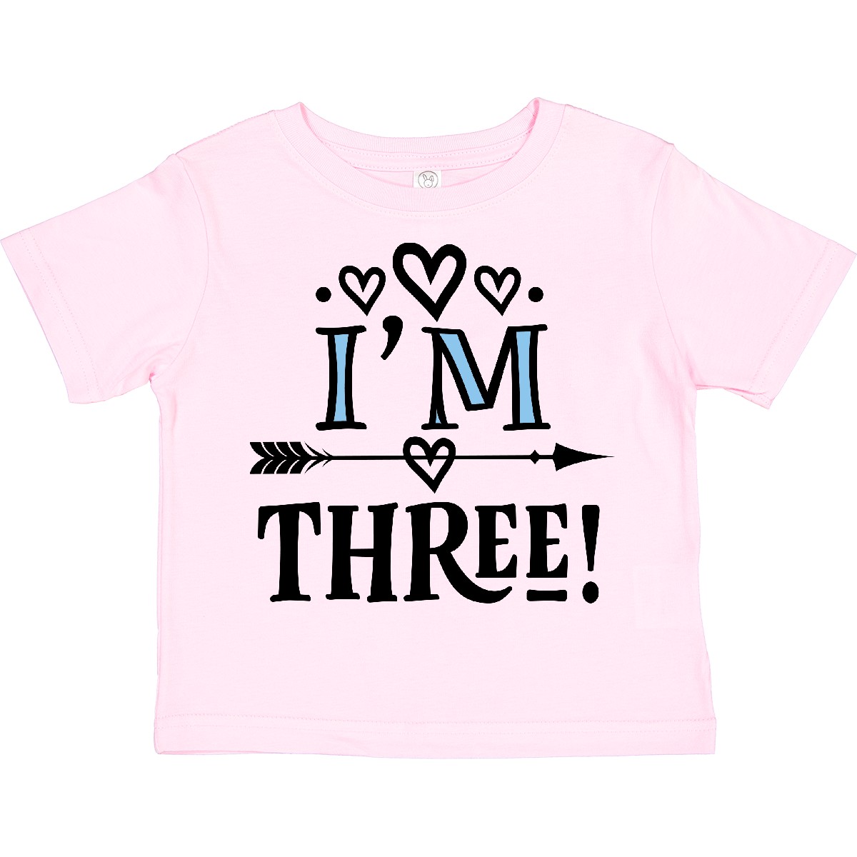 T-Shirt Inktastic 3. Geburtstag 3 Jahre Pfeil Kleinkind Im Party Feier Kind - Bild 7 von 10
