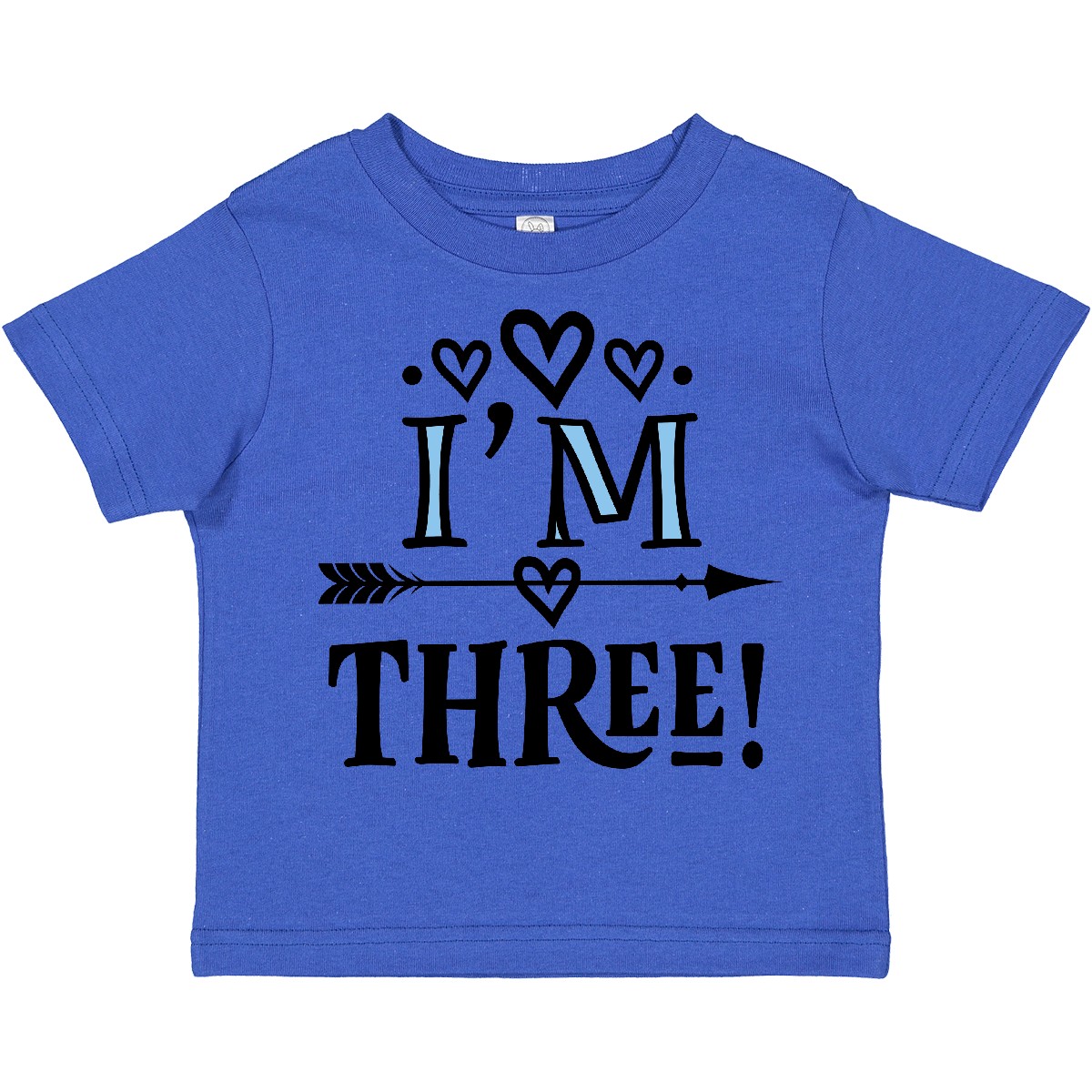 T-Shirt Inktastic 3. Geburtstag 3 Jahre Pfeil Kleinkind Im Party Feier Kind - Bild 8 von 10