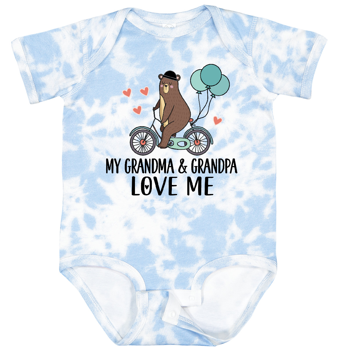 Inktastic Grandma Grandpa Love Me Baby Bodysuit Grandson Boys One-piece Infant - Picture 9 of 11