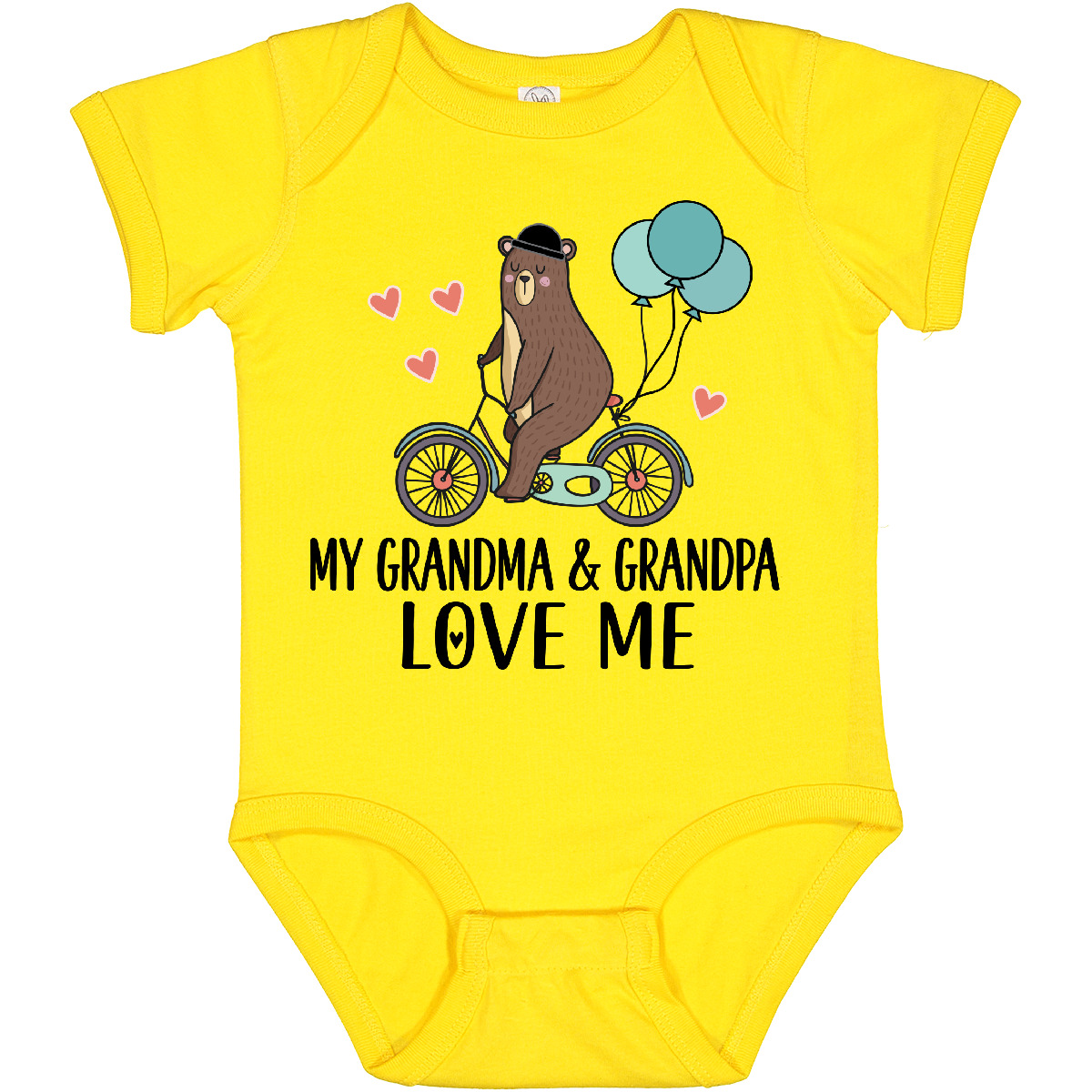 Inktastic Grandma Grandpa Love Me Baby Bodysuit Grandson Boys One-piece Infant - Picture 11 of 11