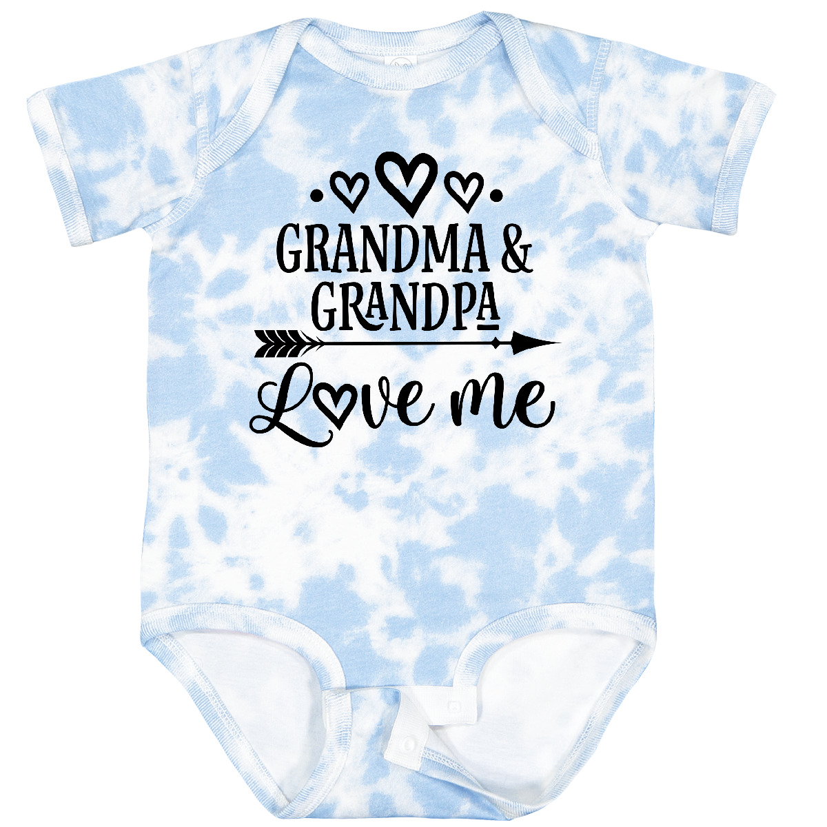 Inktastic Grandma Grandpa Love Me Arrow Baby Bodysuit Grandkids Granddaughter - Picture 13 of 16