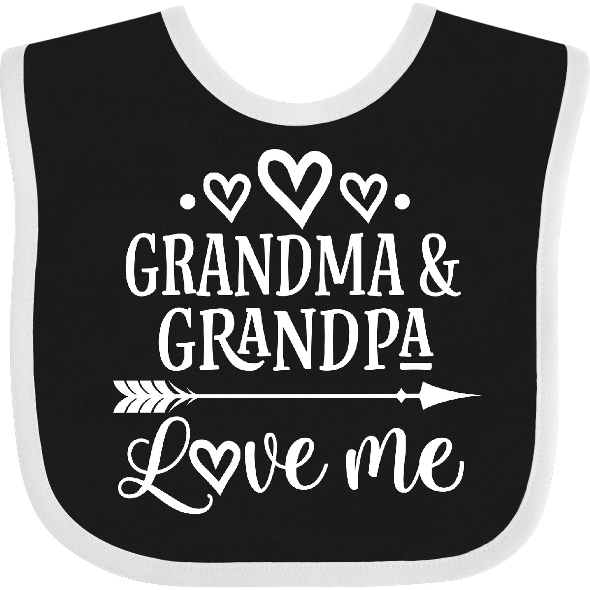 Inktastic Oma Opa Love Me Enkel Baby Lätzchen Enkelin Mädchen Jungen - Bild 3 von 11