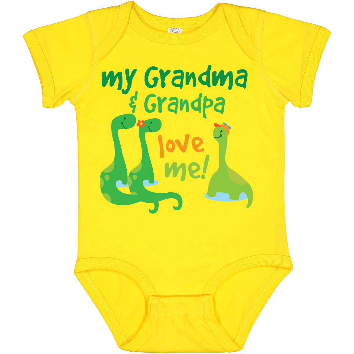 Inktastic Grandma Grandpa Love Me Dinosaurs Baby Bodysuit Grandkids Grandchild - Picture 9 of 9