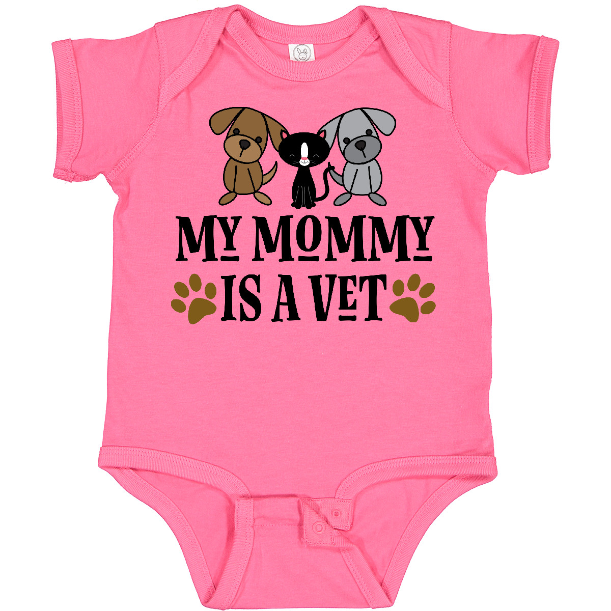 Inktastic Tierarzt Mama ist Tierarzt Baby Body Mama Kinder Jungen Mädchen Säugling - Bild 9 von 15