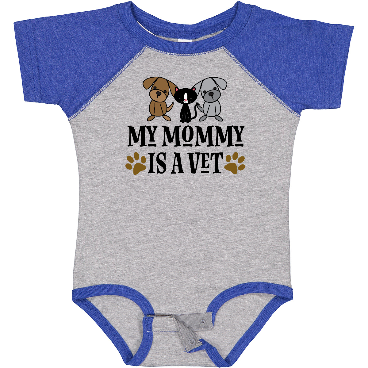 Inktastic Tierarzt Mama ist Tierarzt Baby Body Mama Kinder Jungen Mädchen Säugling - Bild 4 von 15