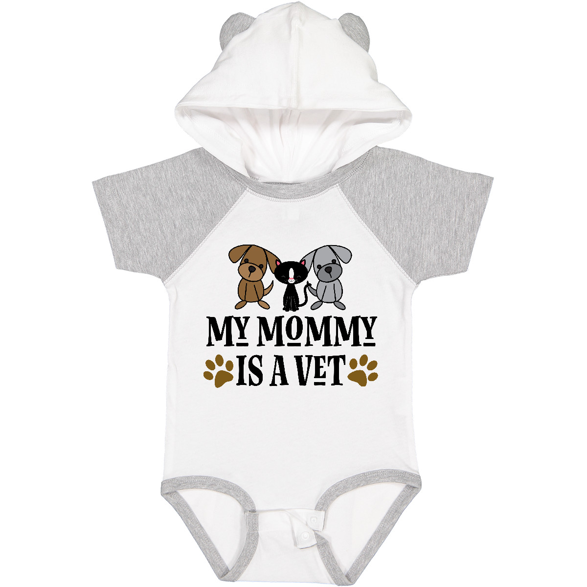 Inktastic Tierarzt Mama ist Tierarzt Baby Body Mama Kinder Jungen Mädchen Säugling - Bild 15 von 15