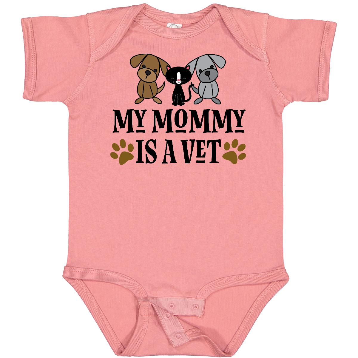 Inktastic Tierarzt Mama ist Tierarzt Baby Body Mama Kinder Jungen Mädchen Säugling - Bild 10 von 15