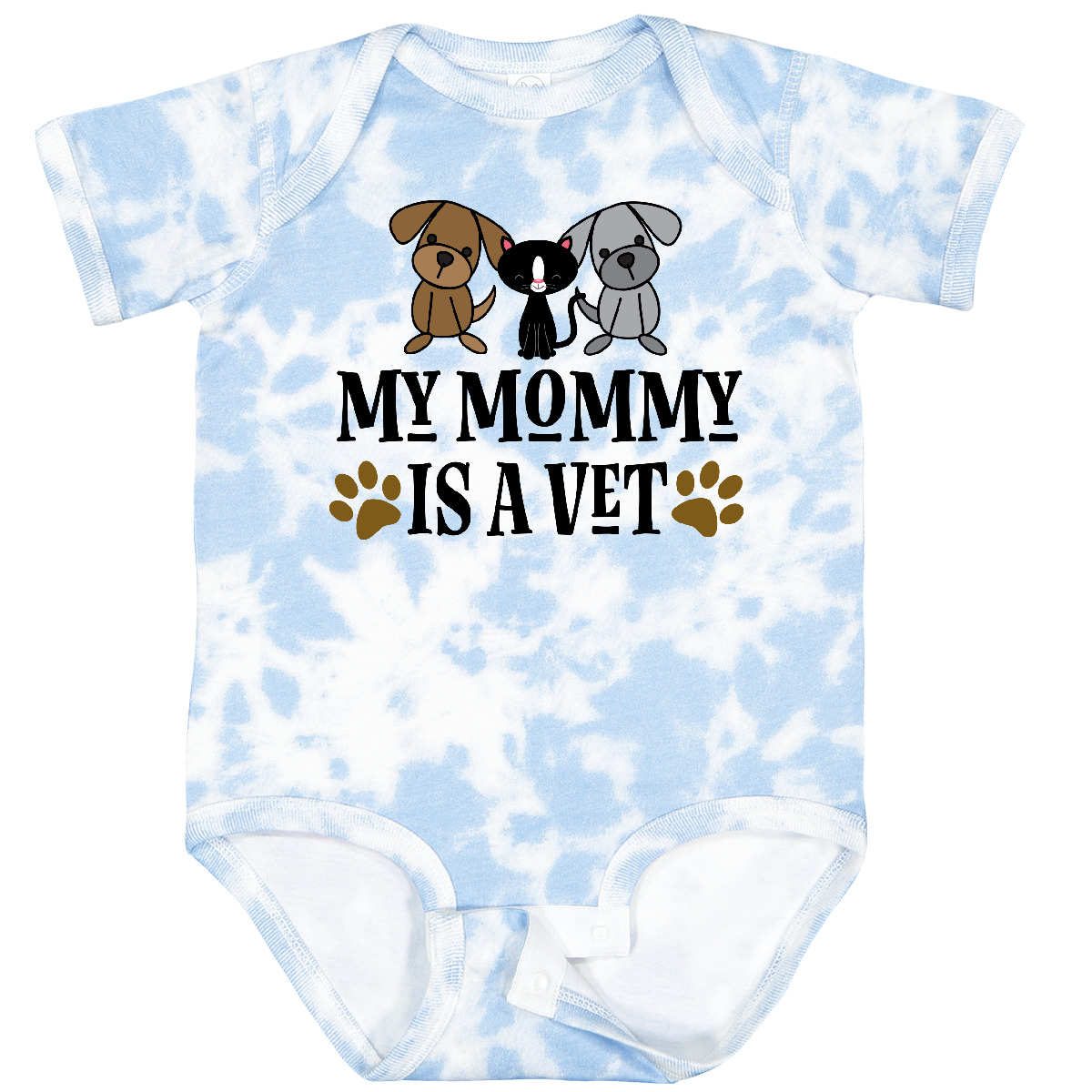 Inktastic Tierarzt Mama ist Tierarzt Baby Body Mama Kinder Jungen Mädchen Säugling - Bild 13 von 15