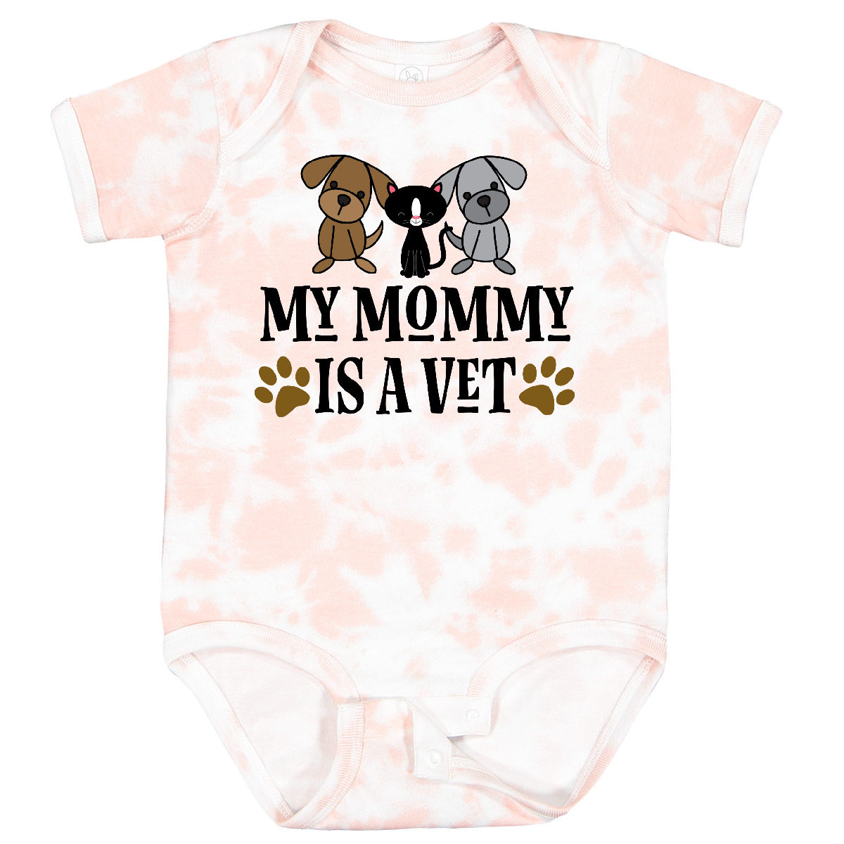 Inktastic Tierarzt Mama ist Tierarzt Baby Body Mama Kinder Jungen Mädchen Säugling - Bild 14 von 15
