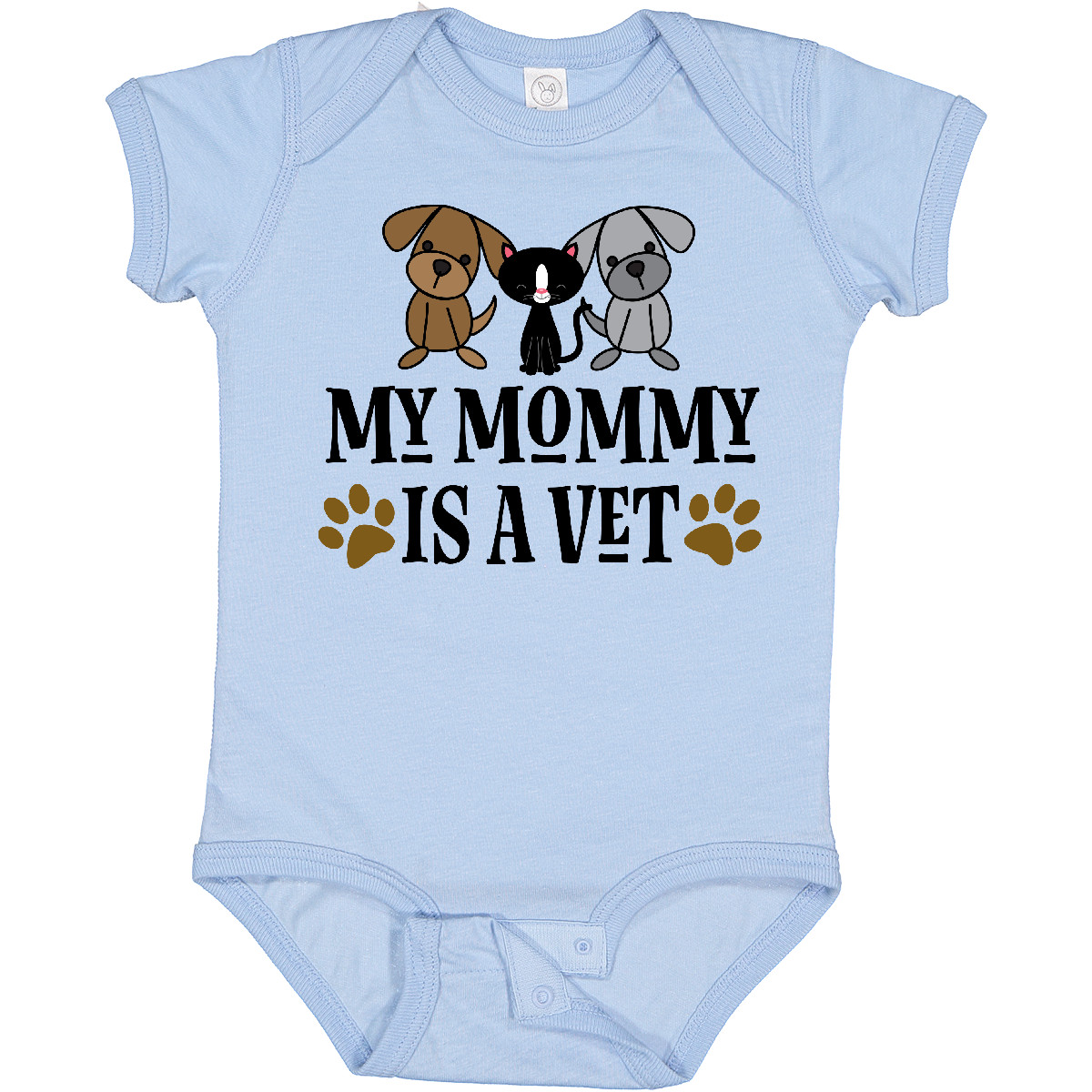 Inktastic Tierarzt Mama ist Tierarzt Baby Body Mama Kinder Jungen Mädchen Säugling - Bild 5 von 15