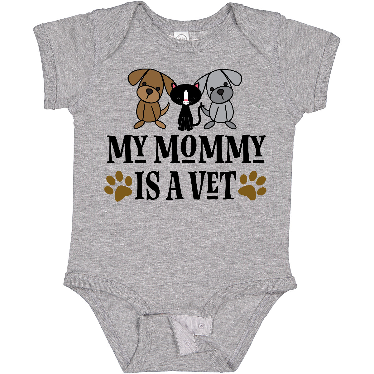 Inktastic Tierarzt Mama ist Tierarzt Baby Body Mama Kinder Jungen Mädchen Säugling - Bild 7 von 15
