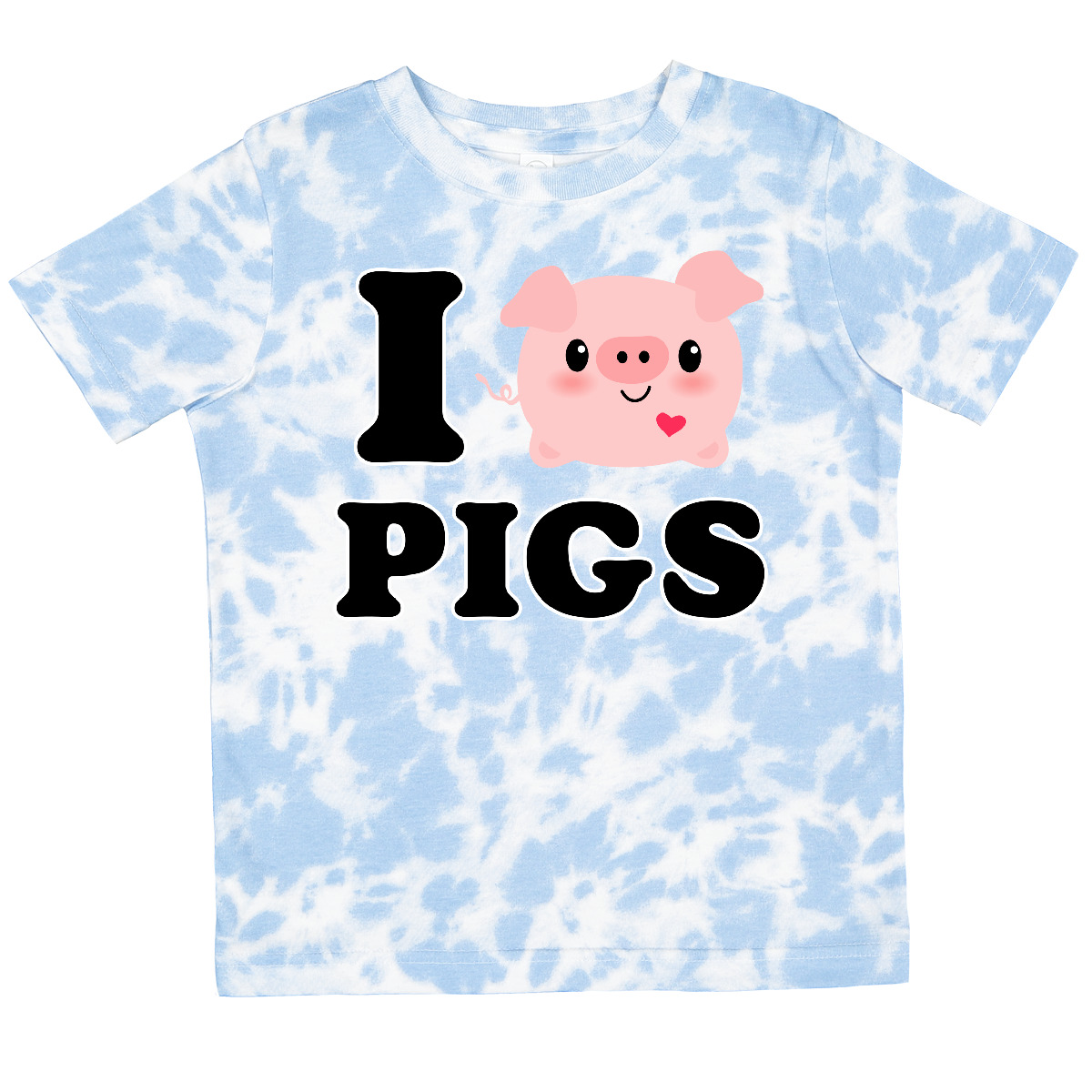 Inktastic I Love Pigs Kleinkind T-Shirt Chibi Liebhaber Bauernhof Oink Pinkinkart Kinder Geschenk - Bild 12 von 13