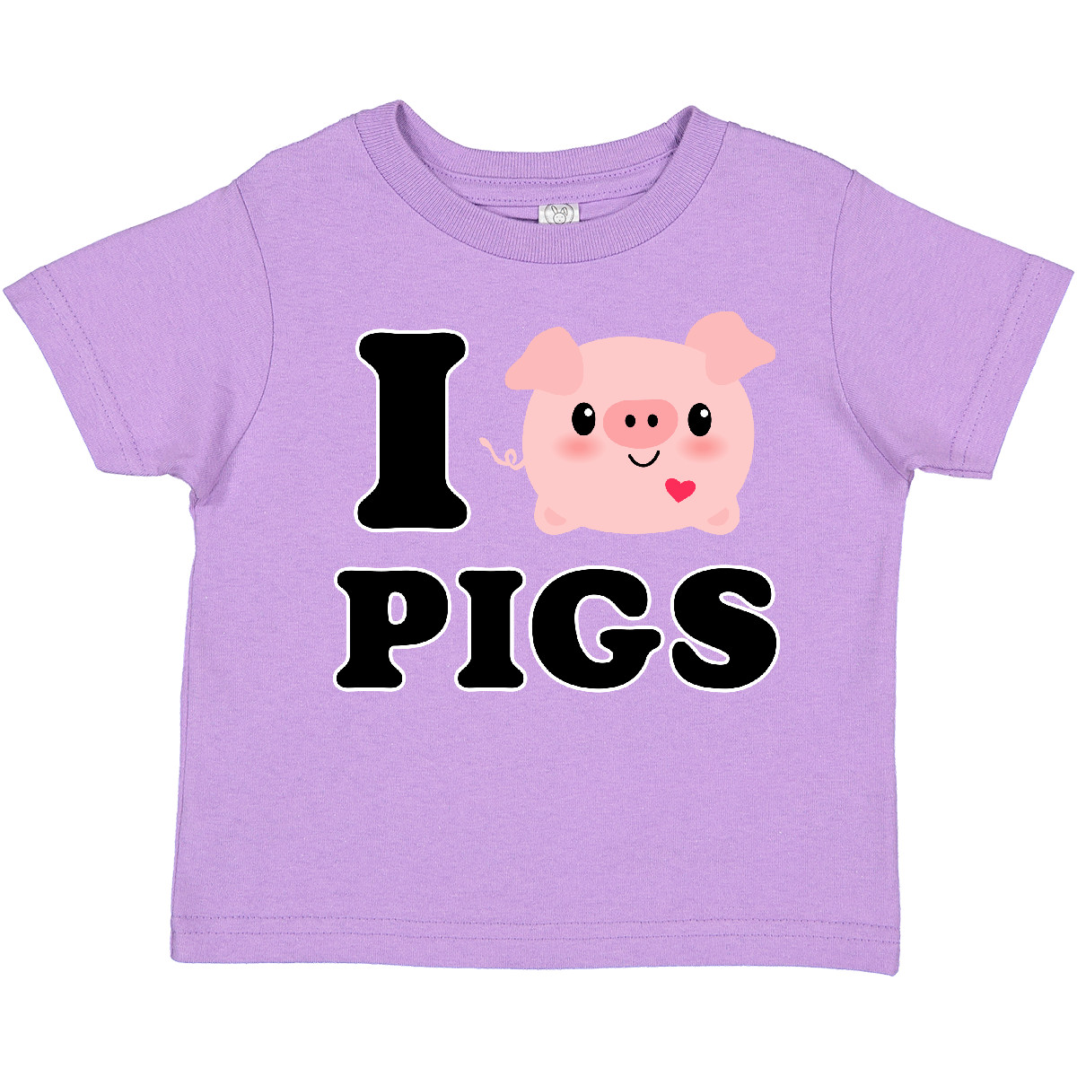 Inktastic I Love Pigs Kleinkind T-Shirt Chibi Liebhaber Bauernhof Oink Pinkinkart Kinder Geschenk - Bild 8 von 13