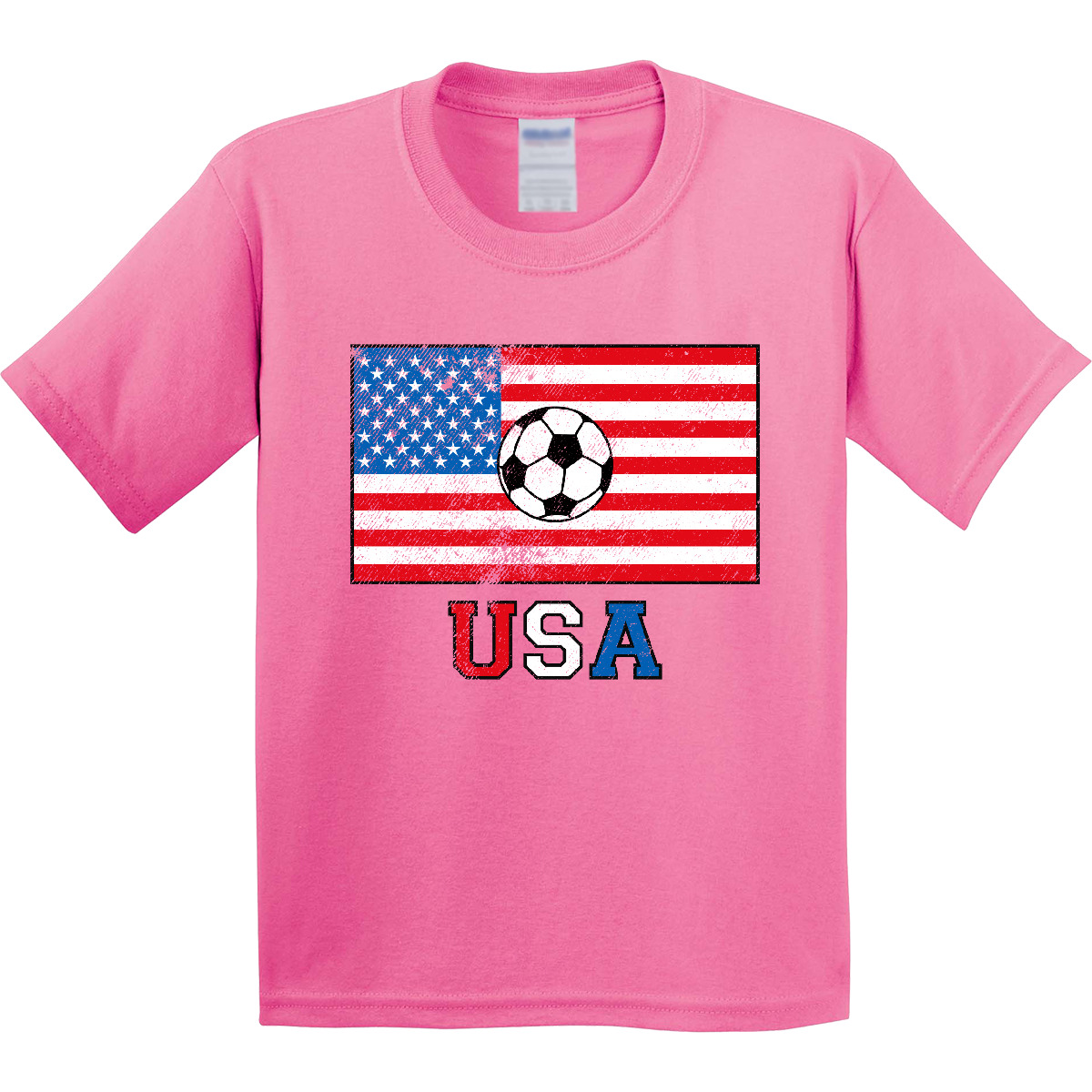 Inktastic USA Soccer Youth T-Shirt American America United States Futbol Fan Tee - Picture 2 of 5