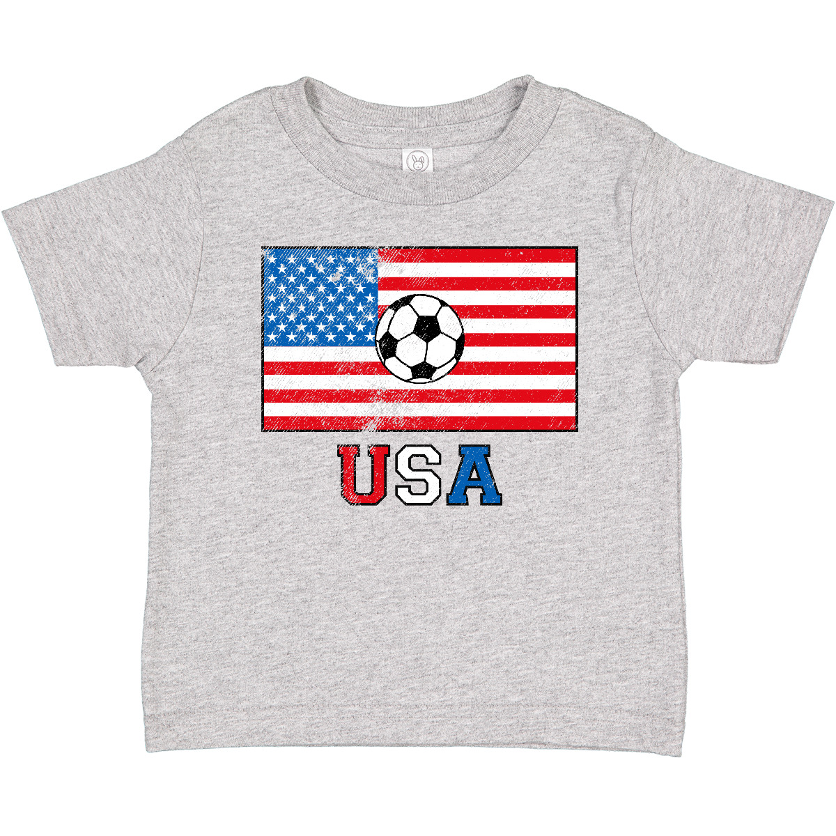 Inktastic USA Soccer Baby T-Shirt American America United States Futbol Fan Flag