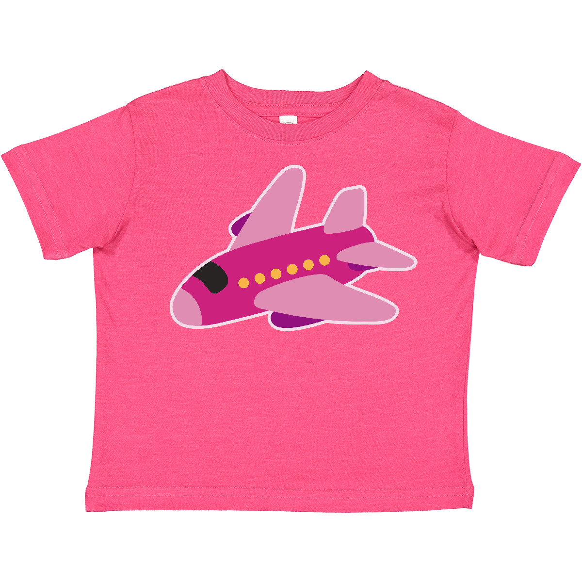 Inktastic Girls Pink Airplane Pilot Toddler T-Shirt Plane Future Flying Clothing - Picture 16 of 18