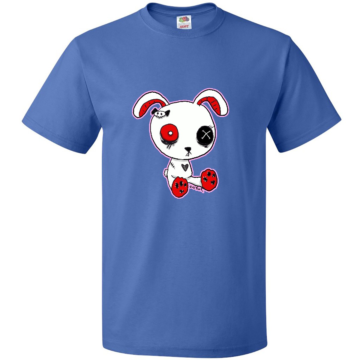 Inktastic Goth Bunny T-Shirt Babykleidung Metal Evil Kawaii Kleidung Herren Erwachsene - Bild 8 von 10