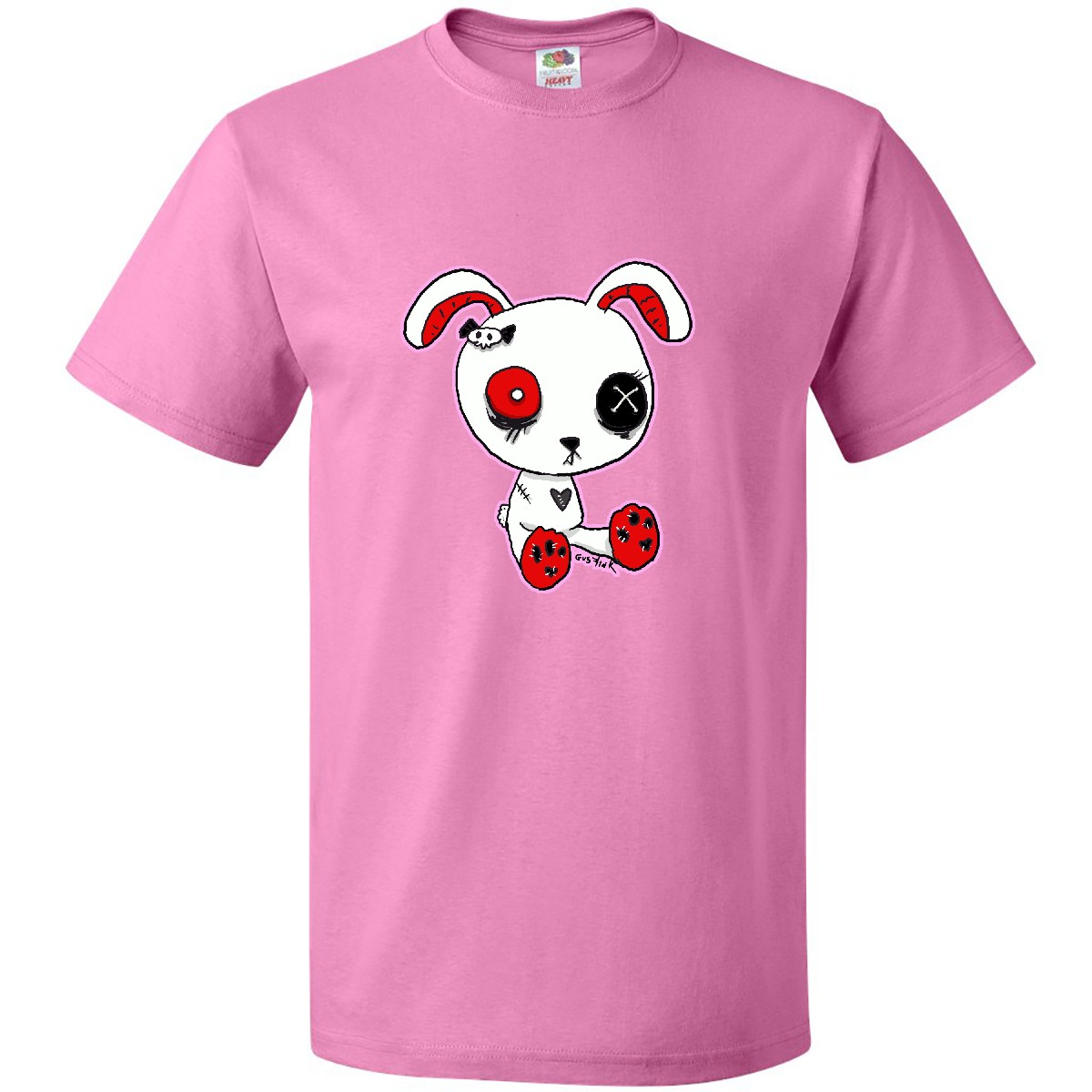 Inktastic Goth Bunny T-Shirt Babykleidung Metal Evil Kawaii Kleidung Herren Erwachsene - Bild 2 von 10