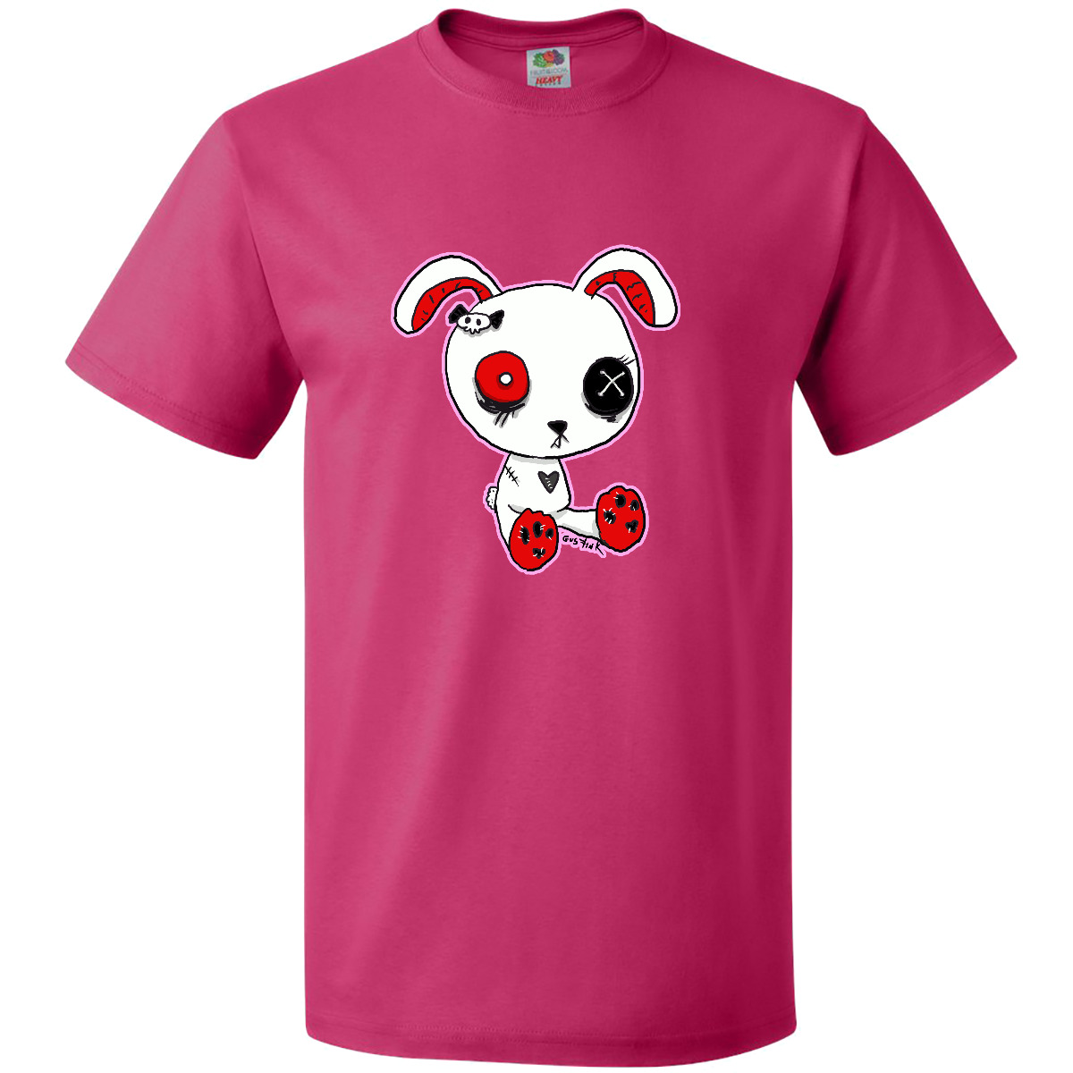 Inktastic Goth Bunny T-Shirt Babykleidung Metal Evil Kawaii Kleidung Herren Erwachsene - Bild 3 von 10
