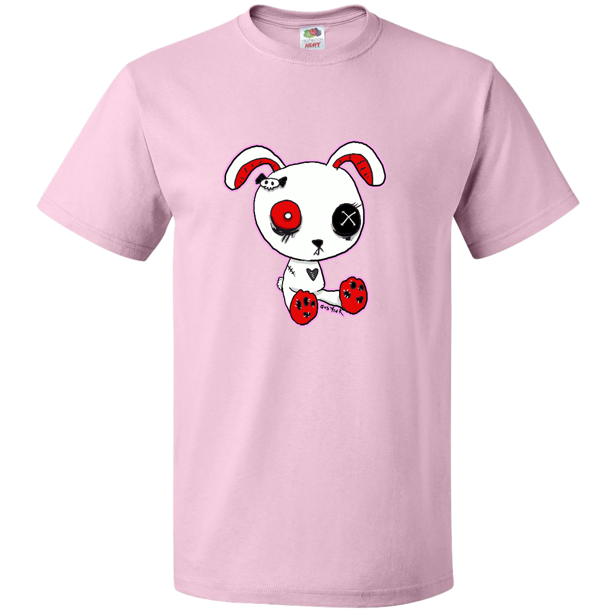 Inktastic Goth Bunny T-Shirt Babykleidung Metal Evil Kawaii Kleidung Herren Erwachsene - Bild 7 von 10